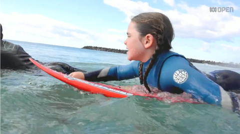 Surfer Girl 6 year old... she rips!