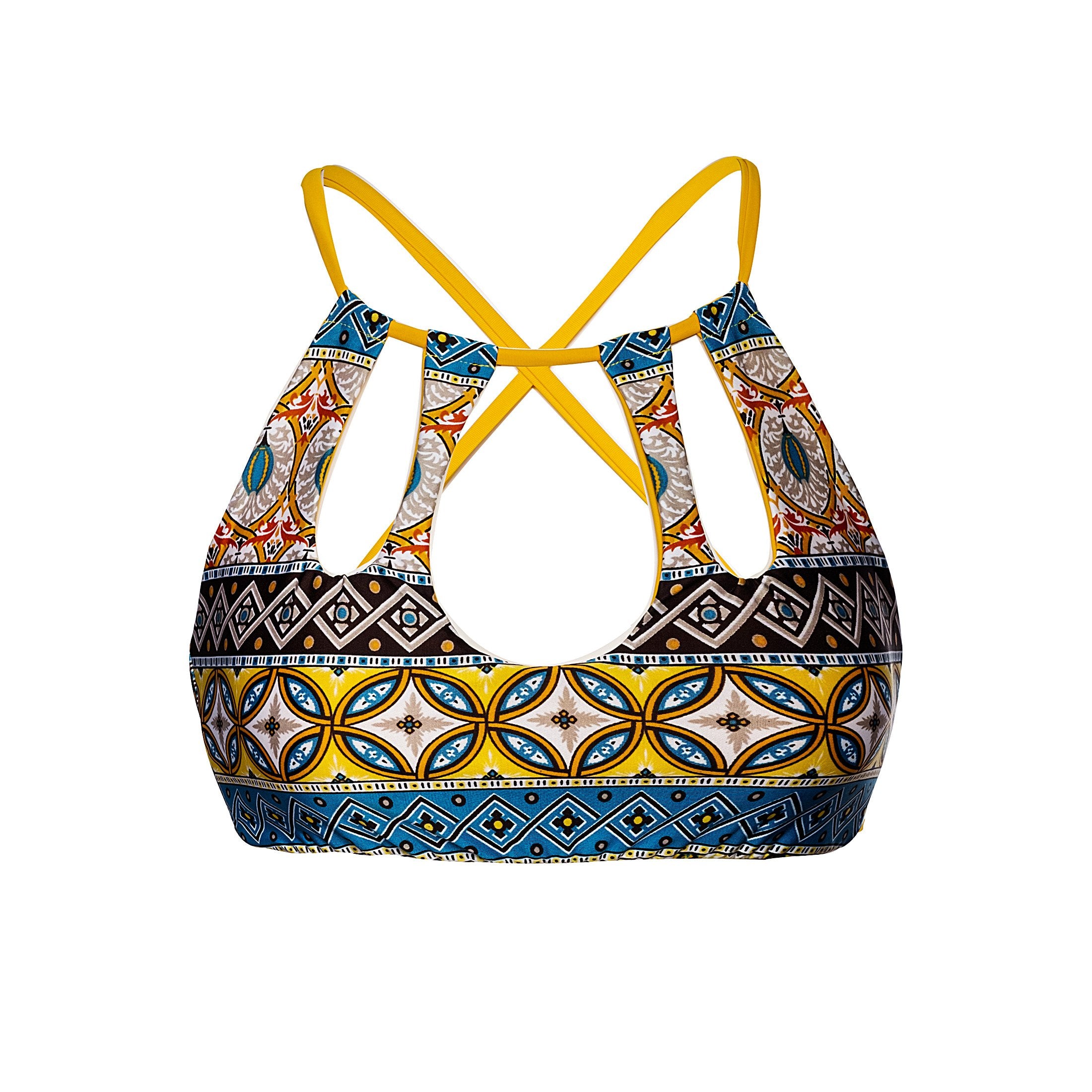 Filicudi Keyhole Top: Sicilian Yellow
