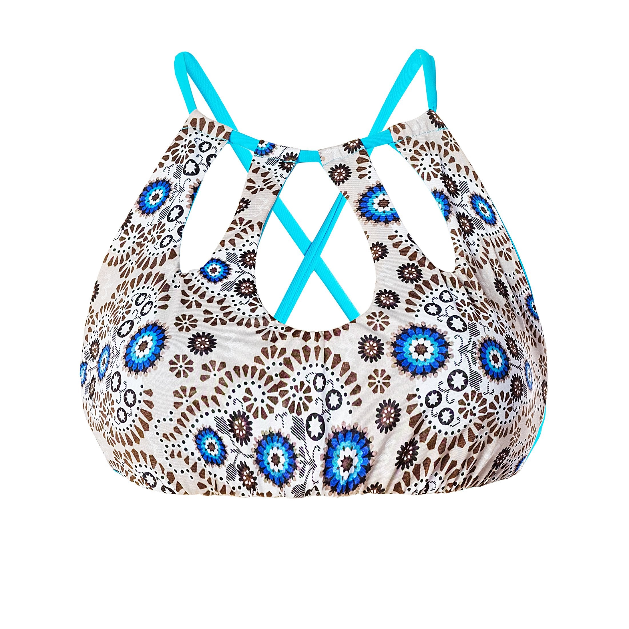 Filicudi Keyhole Top: Grey Storm