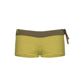 Pompei Shorts: Olive Stripe