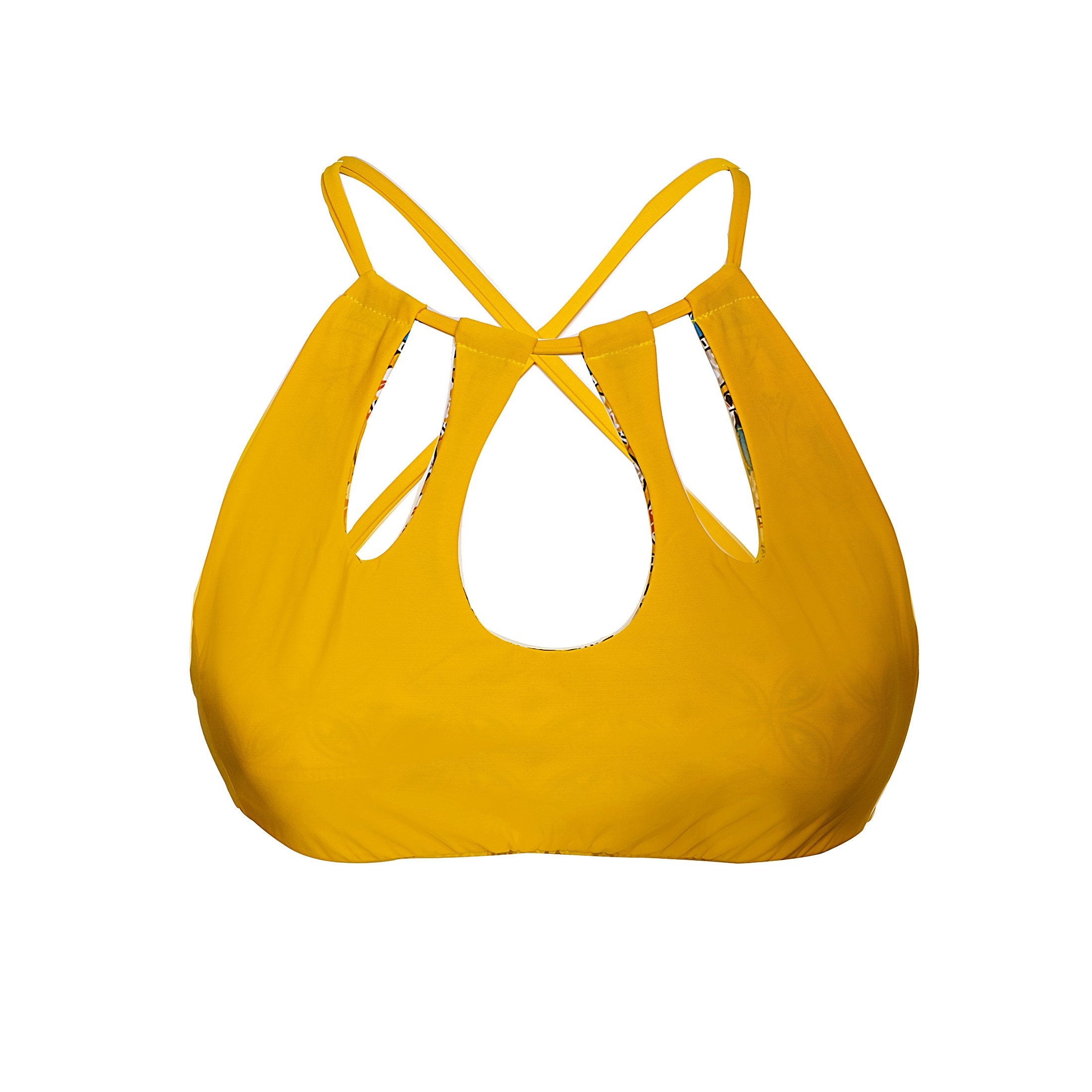 Filicudi Keyhole Top: Sicilian Yellow