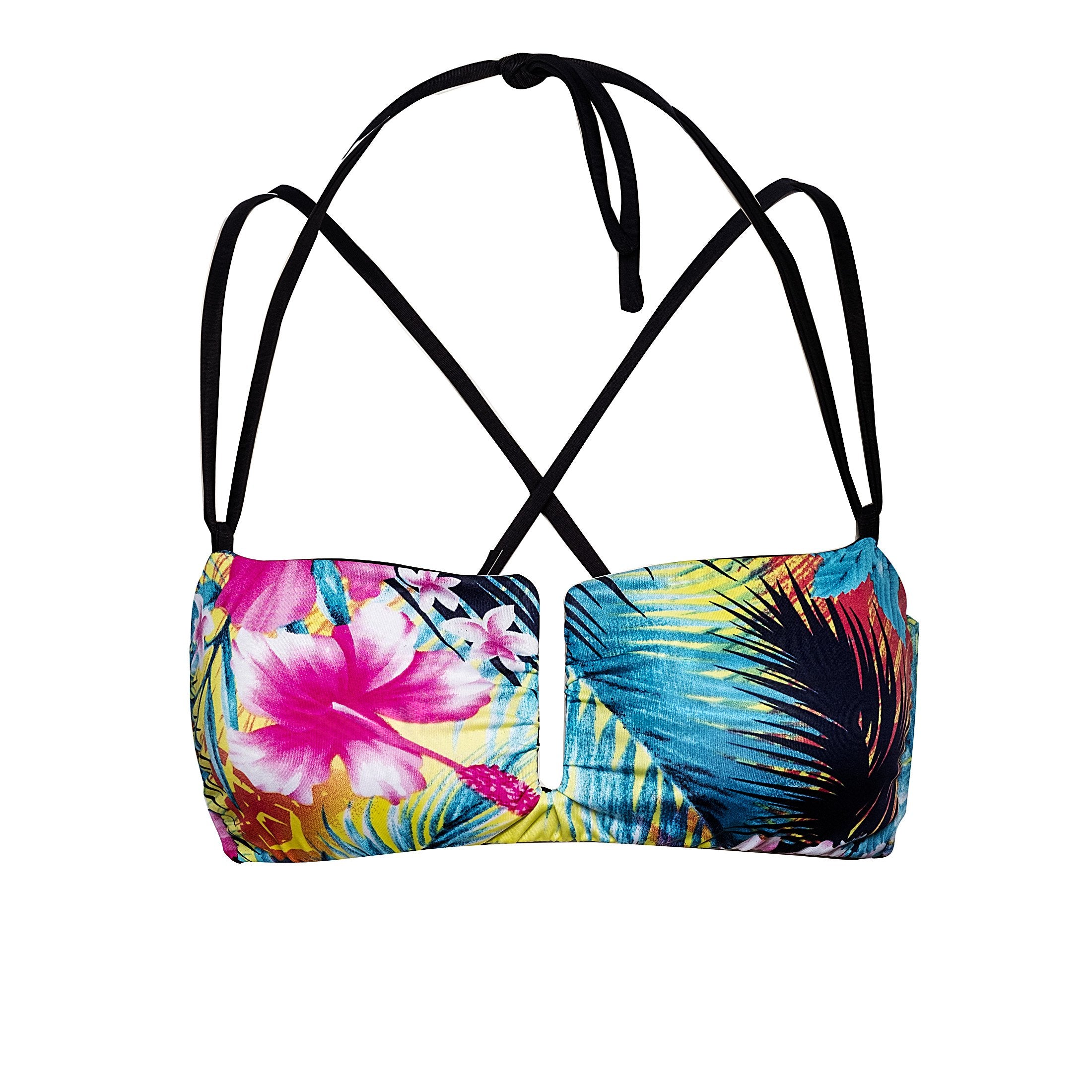 Salina Bustier Top: Tropical Flower