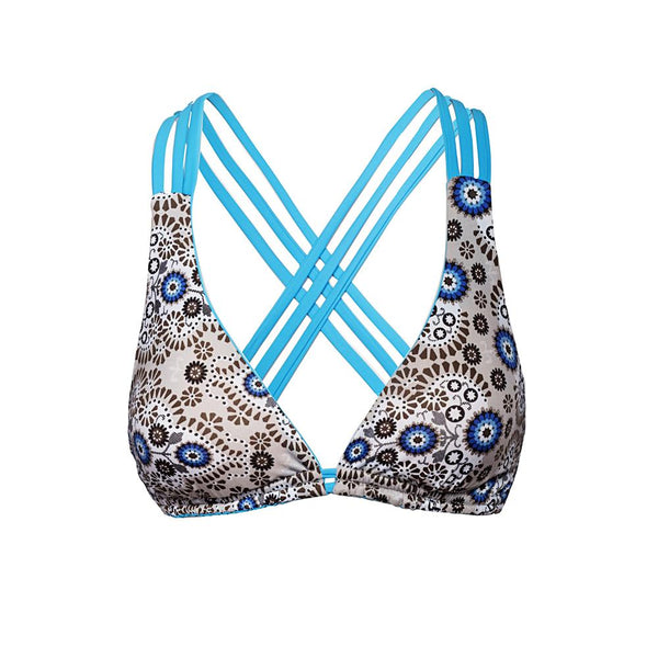 Stromboli Cross Back Top Grey Storm | Top Swimwear | Bianca Stromboli Cross Back Top Grey Storm | Top Swimwear | Bianca