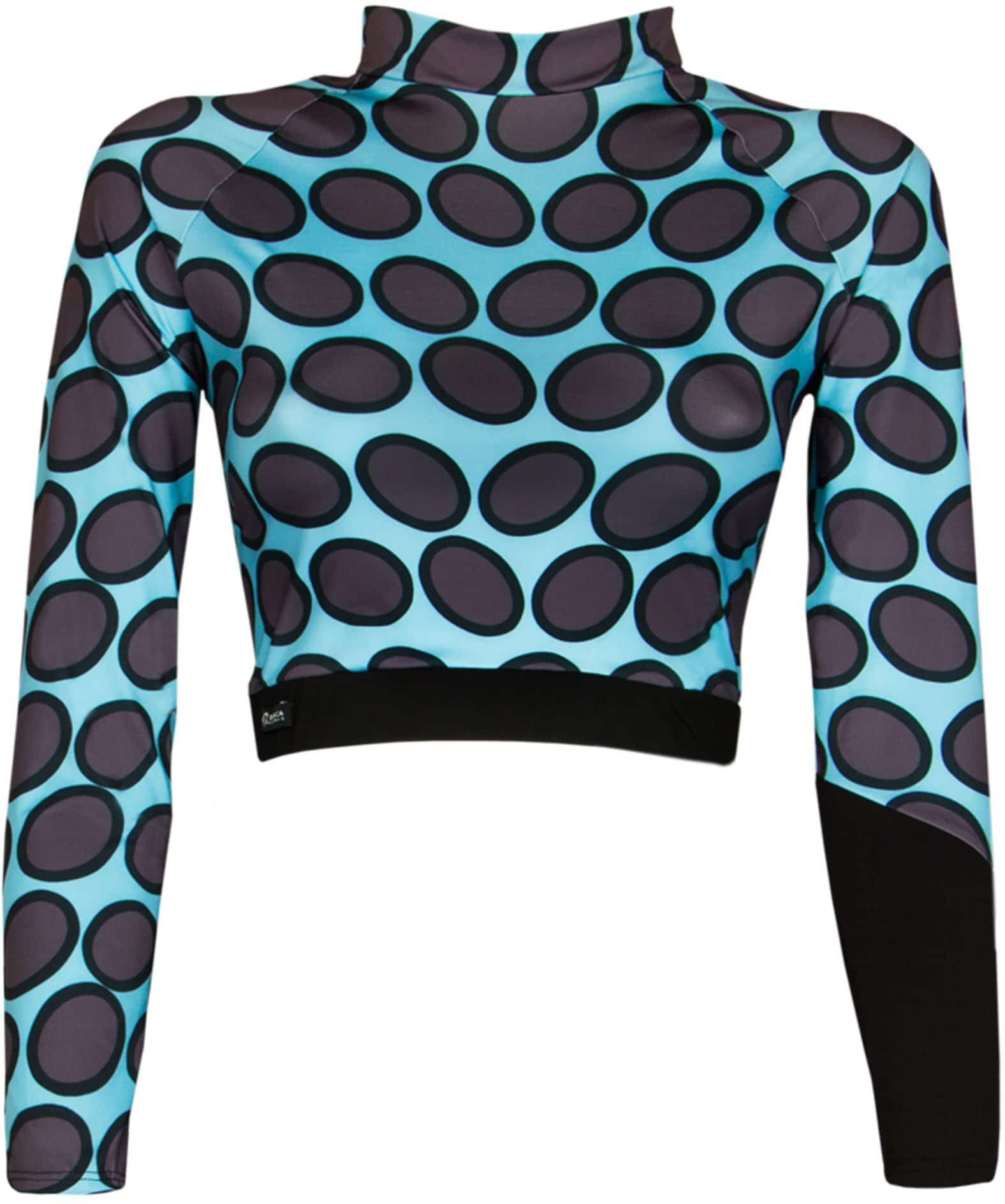 Crop top - Blue Bubble